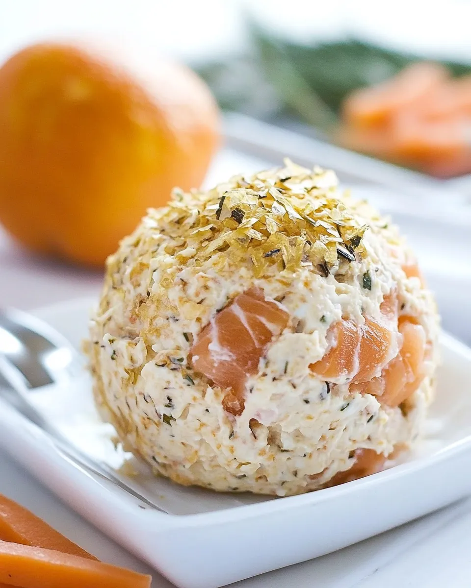 Classic Smoked Salmon Cream Cheese Ball image