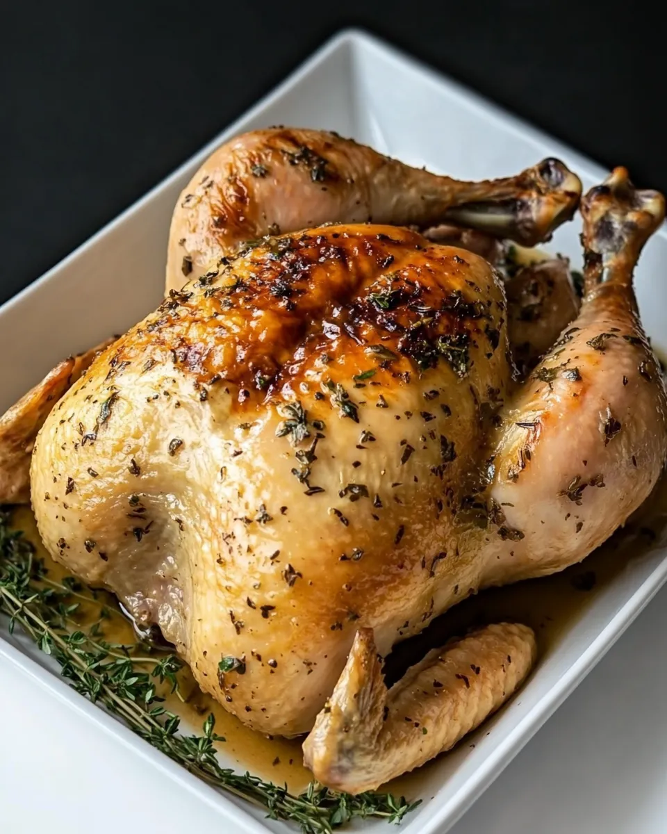Classic Smoked Whole Chicken with Italian Marinade recipe photo