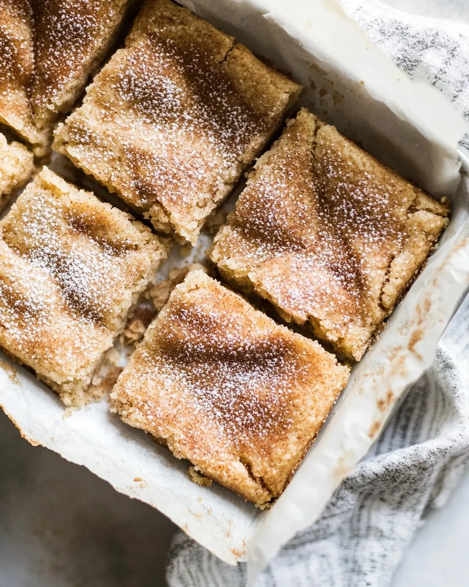 Homemade Snickerdoodle Bars photo