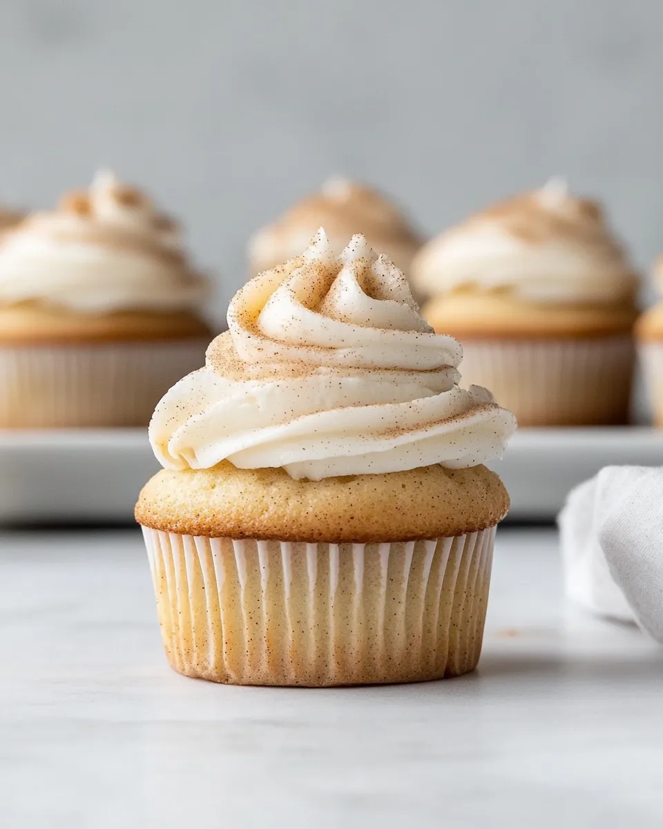 Classic Snickerdoodle Cupcakes image