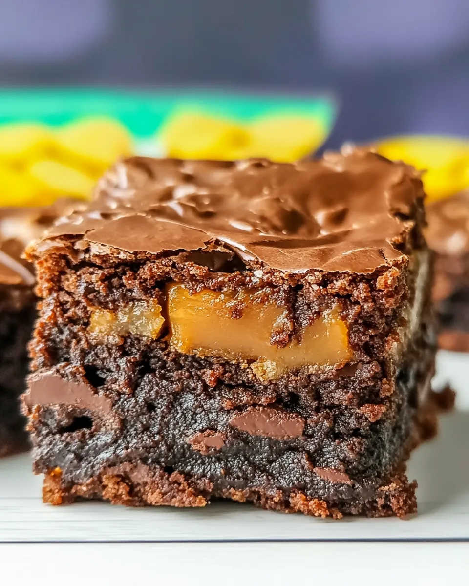 Homemade Snickers Brownies (ChocoSmash Bar Copycat) photo