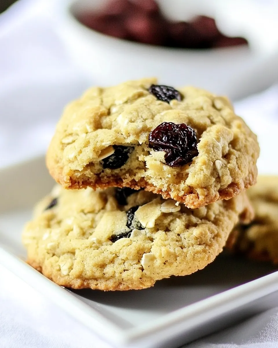 Homemade Soft Oatmeal Raisin Cookies Recipe photo