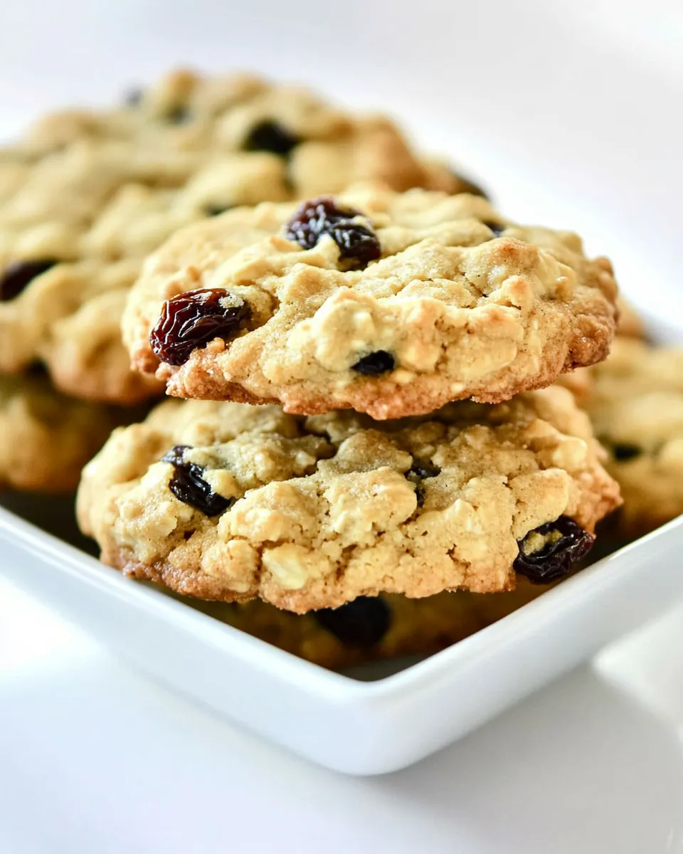 Delicious Soft Oatmeal Raisin Cookies Recipe recipe photo