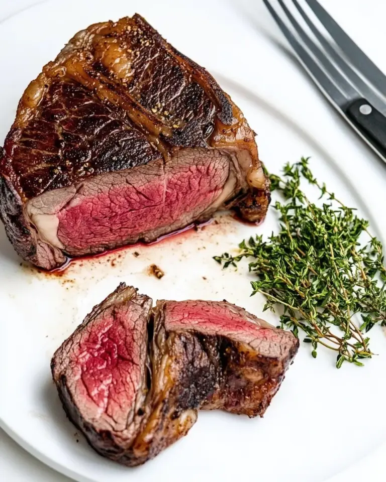 Homemade Sous Vide Prime Rib Steak photo