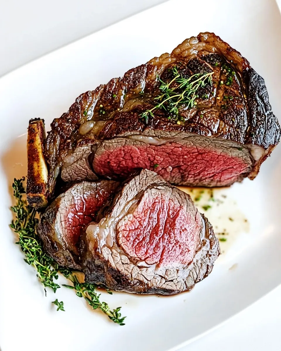 Easy Sous Vide Prime Rib Steak recipe photo