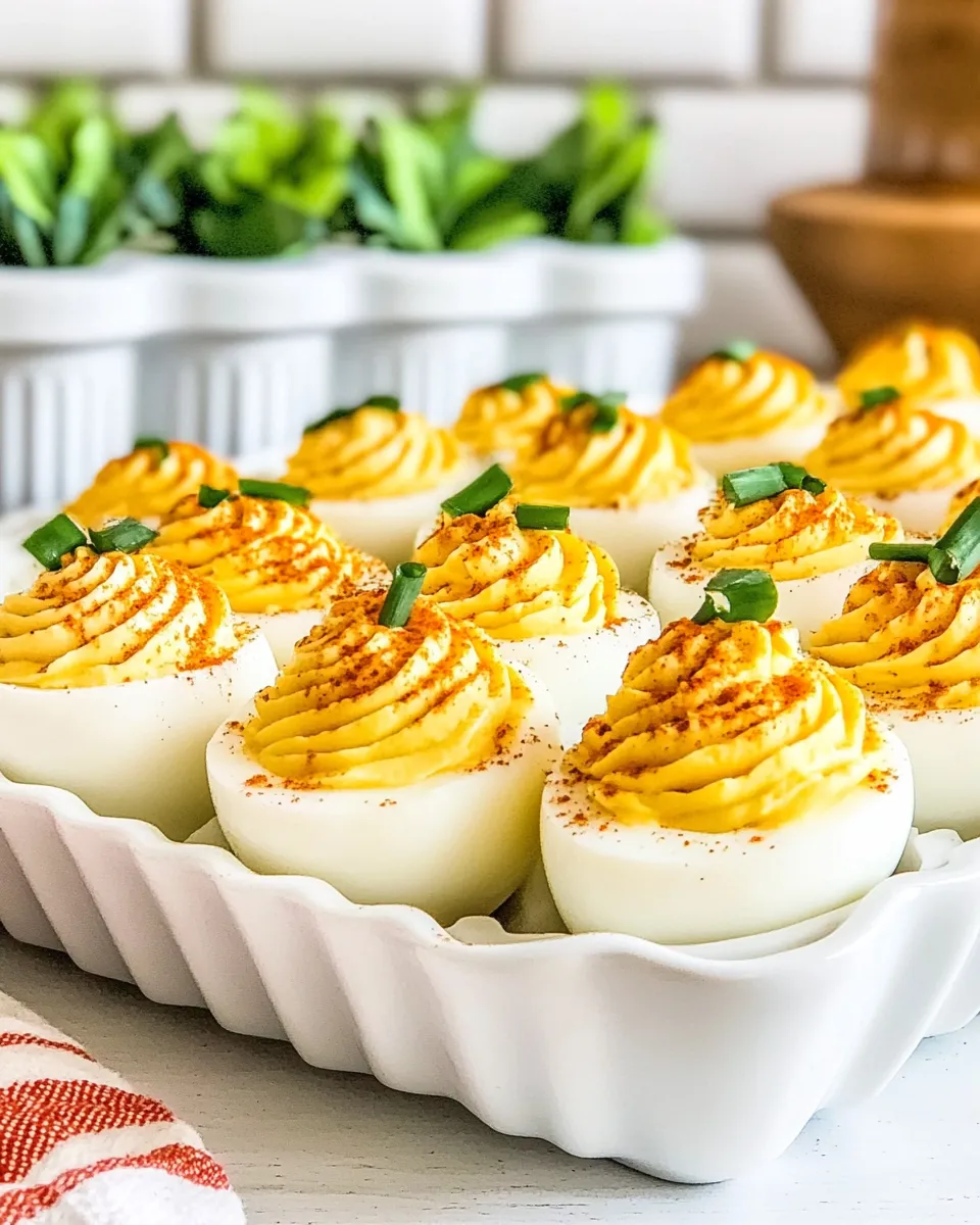 Easy Southern Deviled Eggs recipe photo
