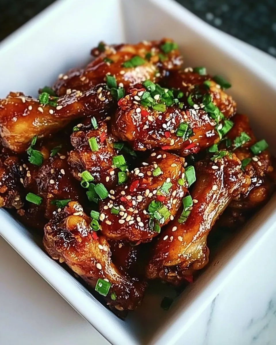 Easy Soy & Sweet Chili Chicken Wings recipe photo