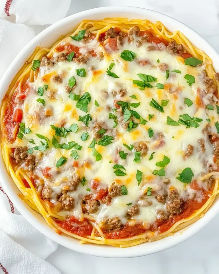 Homemade Spaghetti Pie photo