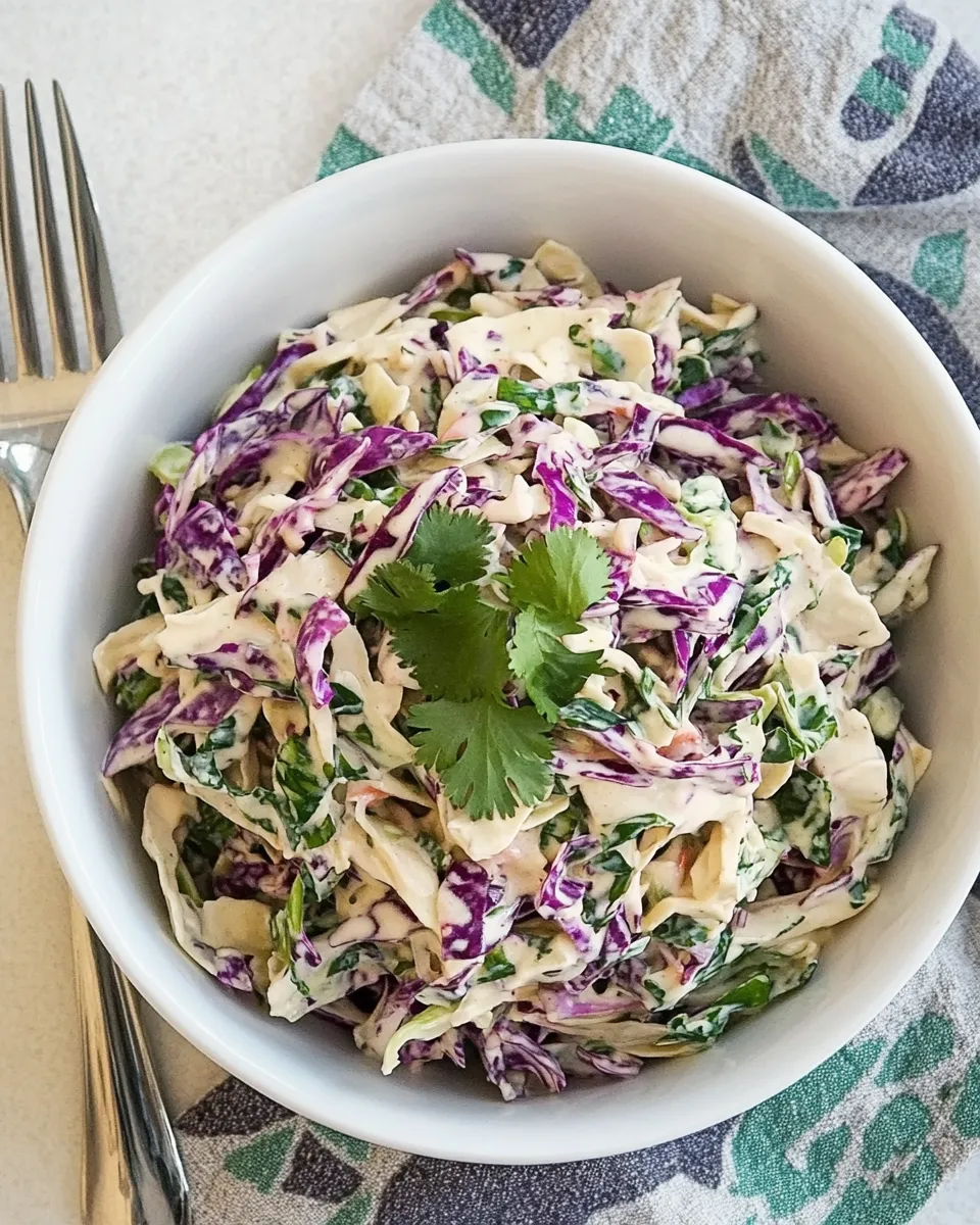 Delicious Spicy Mexican Slaw with Lime and Cilantro dish photo
