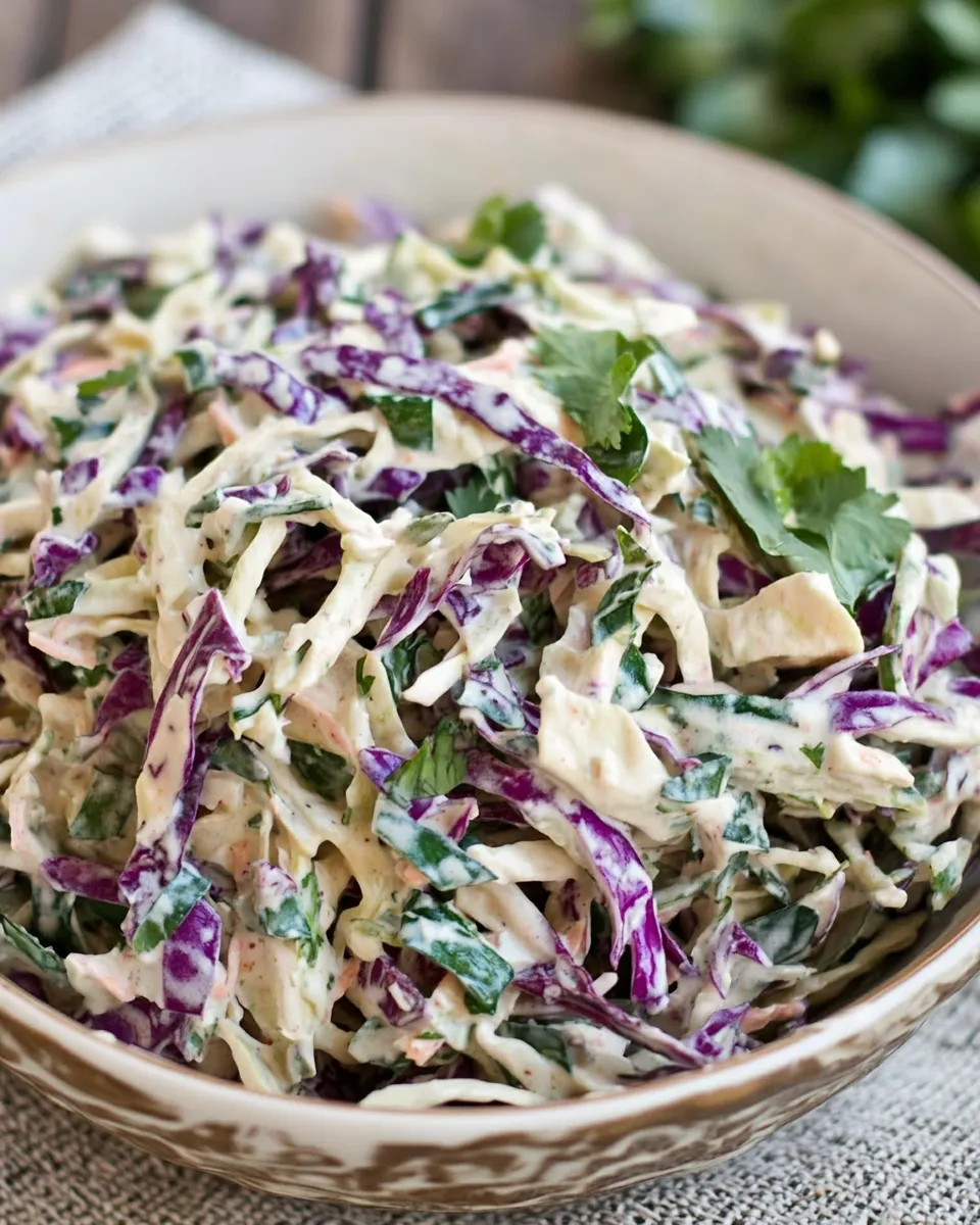 Fresh Spicy Mexican Slaw with Lime and Cilantro image
