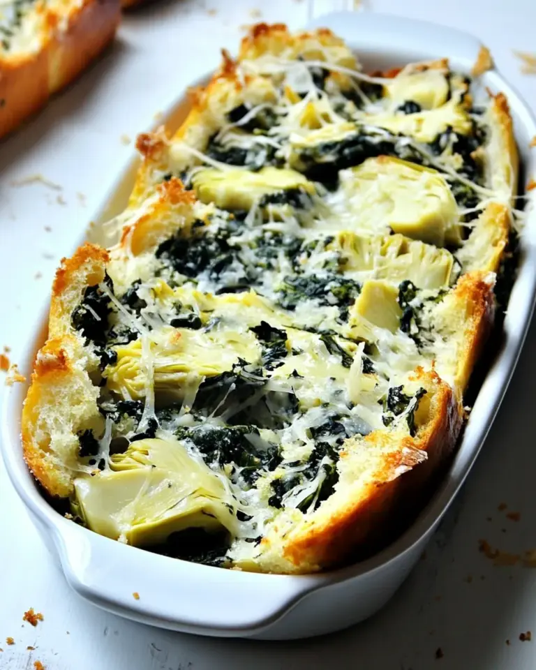 Homemade Spinach Artichoke Bread Recipe photo