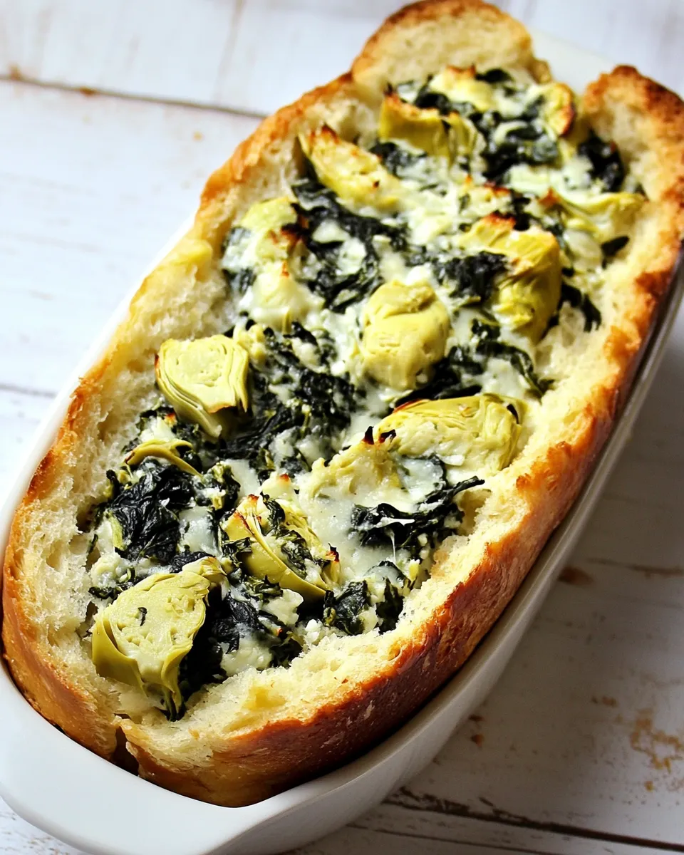 Easy Spinach Artichoke Bread Recipe picture