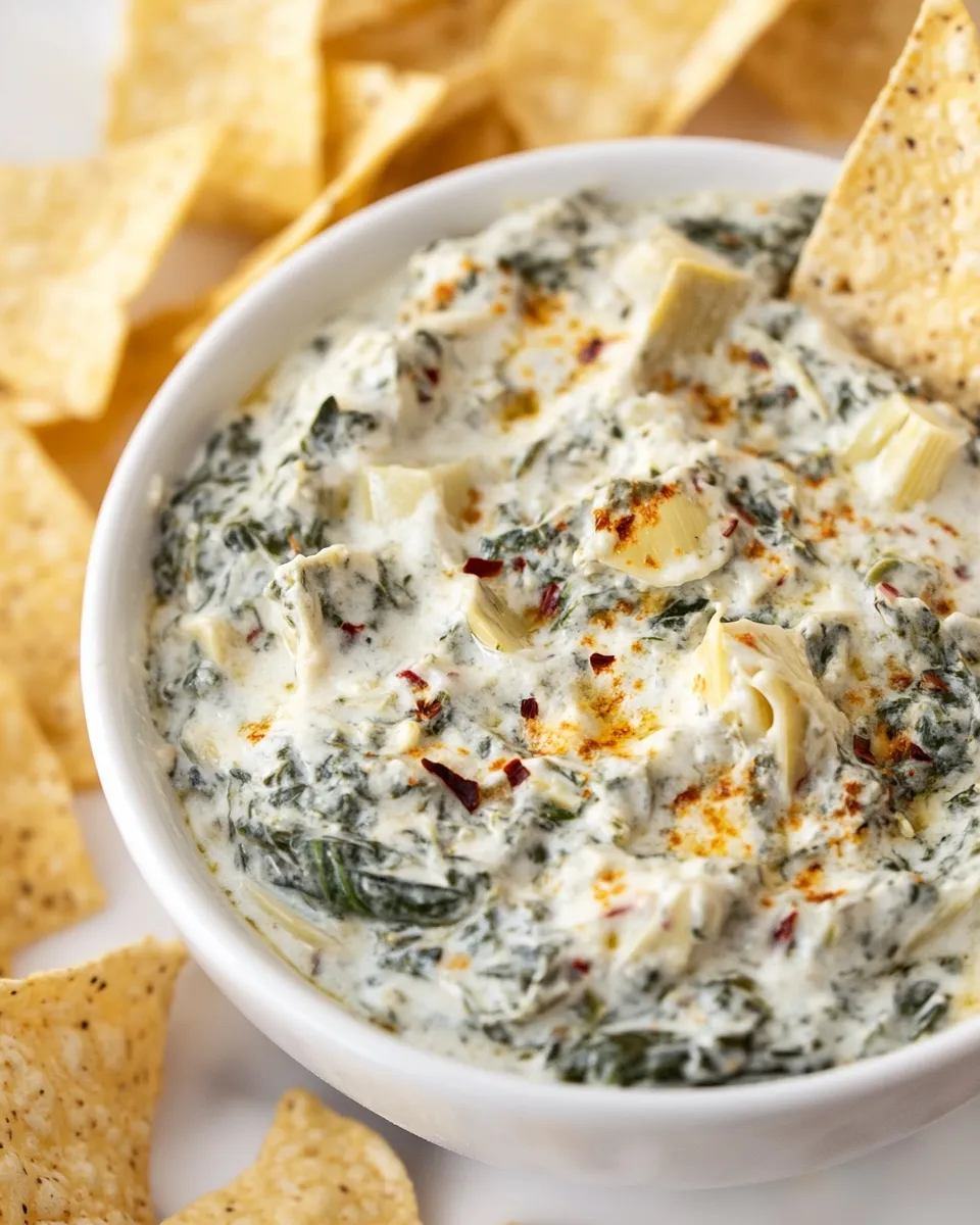 Classic Spinach Artichoke Dip (Crock Pot) image