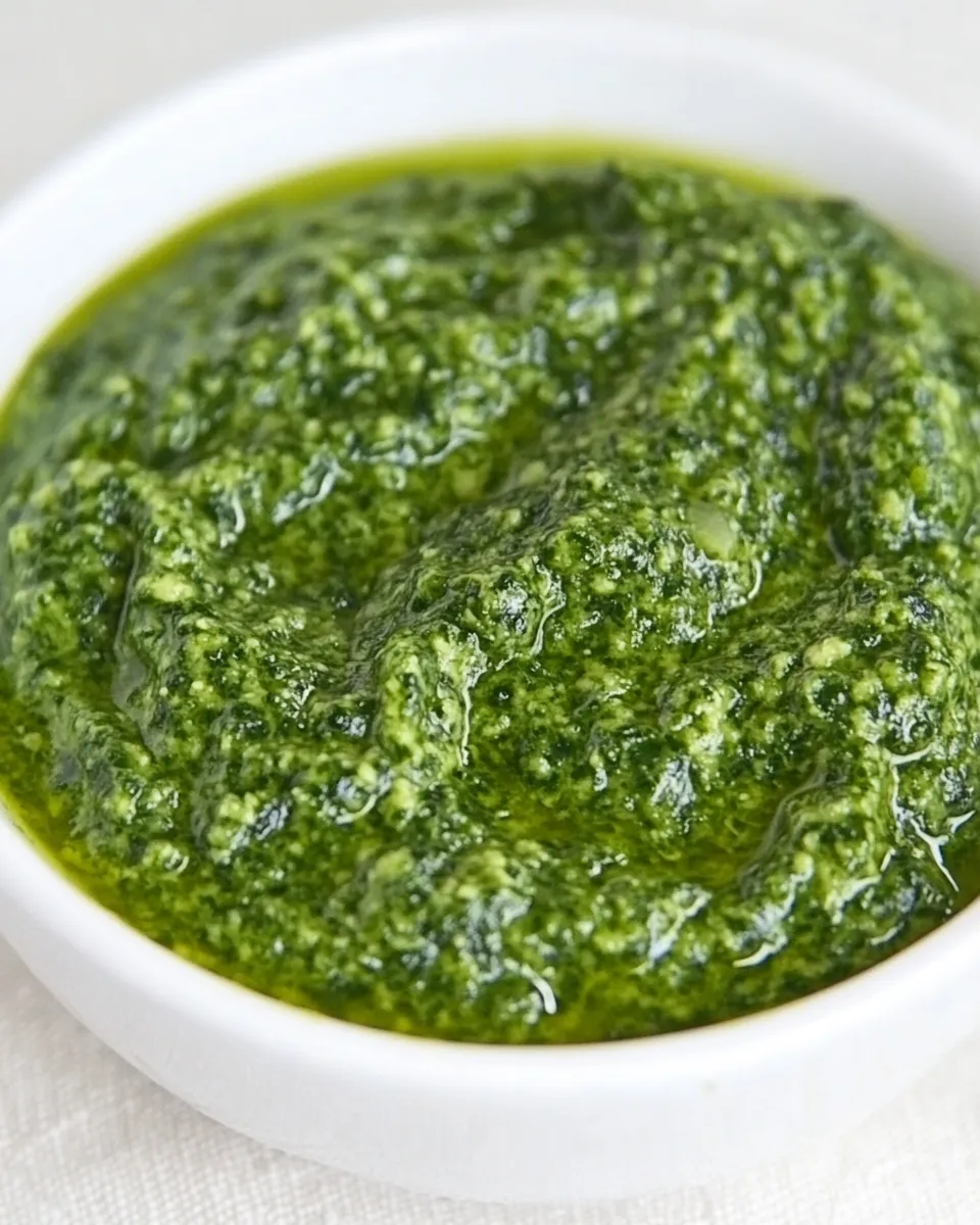 Classic Spinach Basil Pesto image