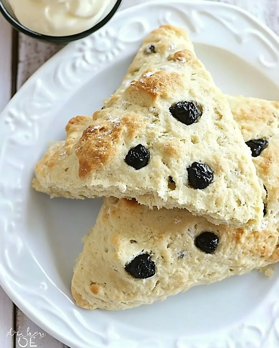 Delicious Spotted Dog Scones dish photo