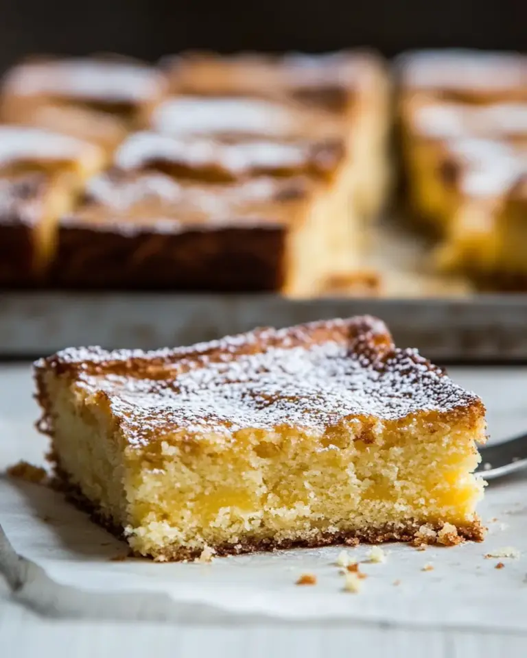 Homemade St Louis gooey butter cake photo