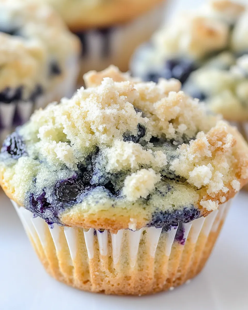 Homemade Starbucks Blueberry Muffins recipe photo