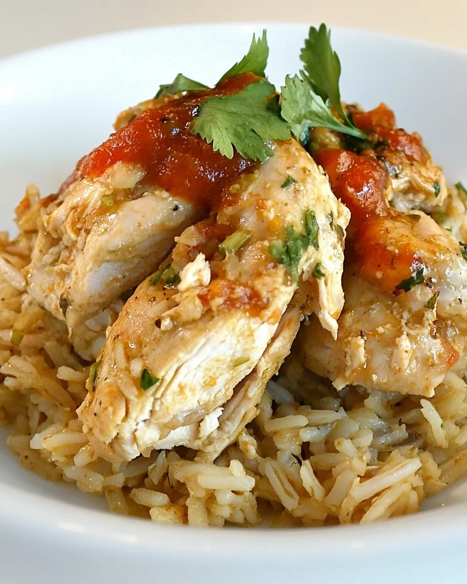Easy Stay Healthy Slow Cooker Brown Rice and Chicken recipe photo