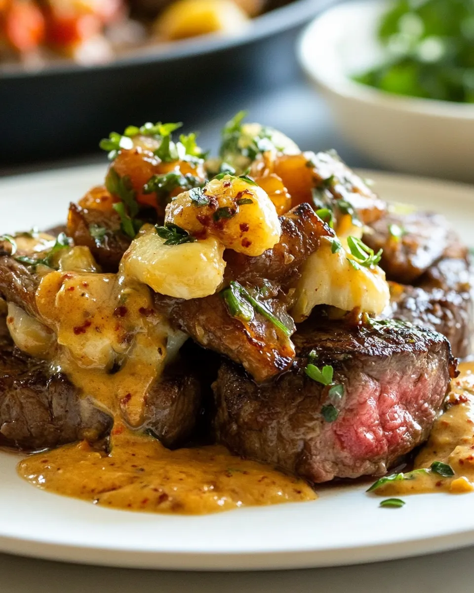 Delicious Steak with Kimchi Butter image