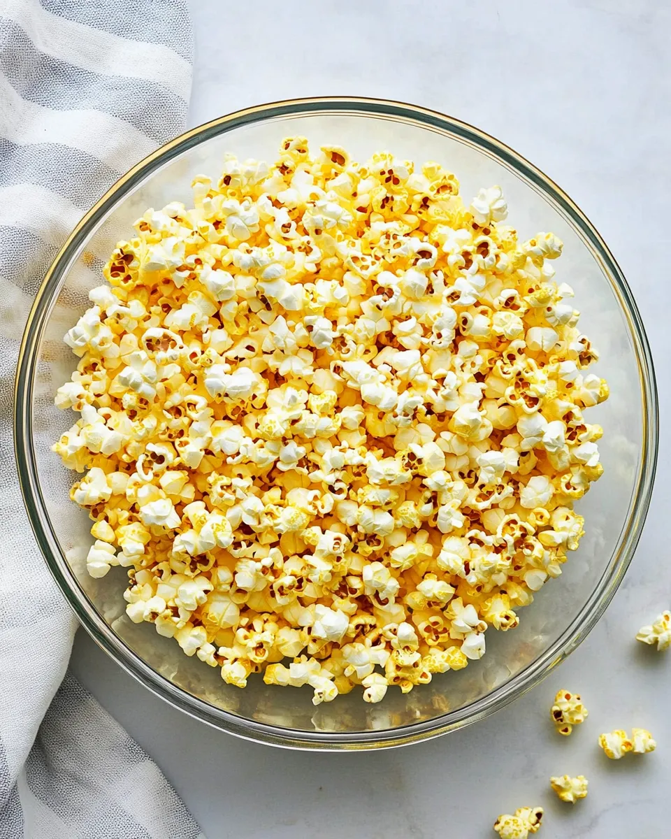 Easy Stovetop Popcorn shot