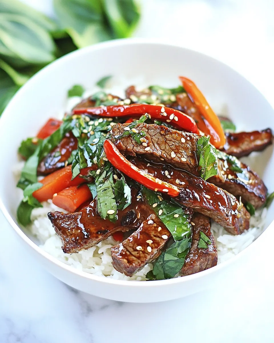 Easy Sunday Suppers: 30-Minute Sriracha Pepper Steak photo