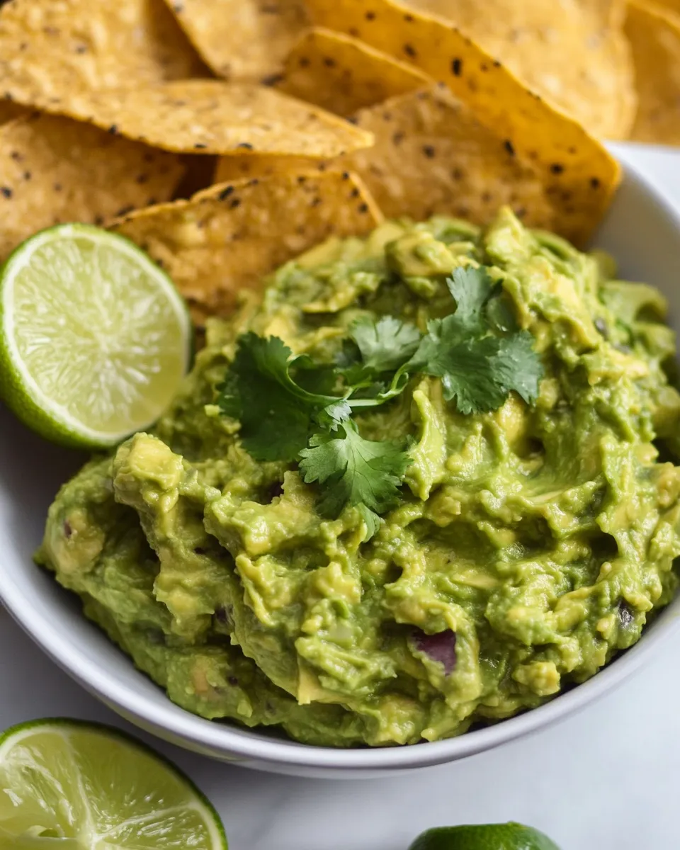 Classic Super Easy 4 Ingredient Guacamole image