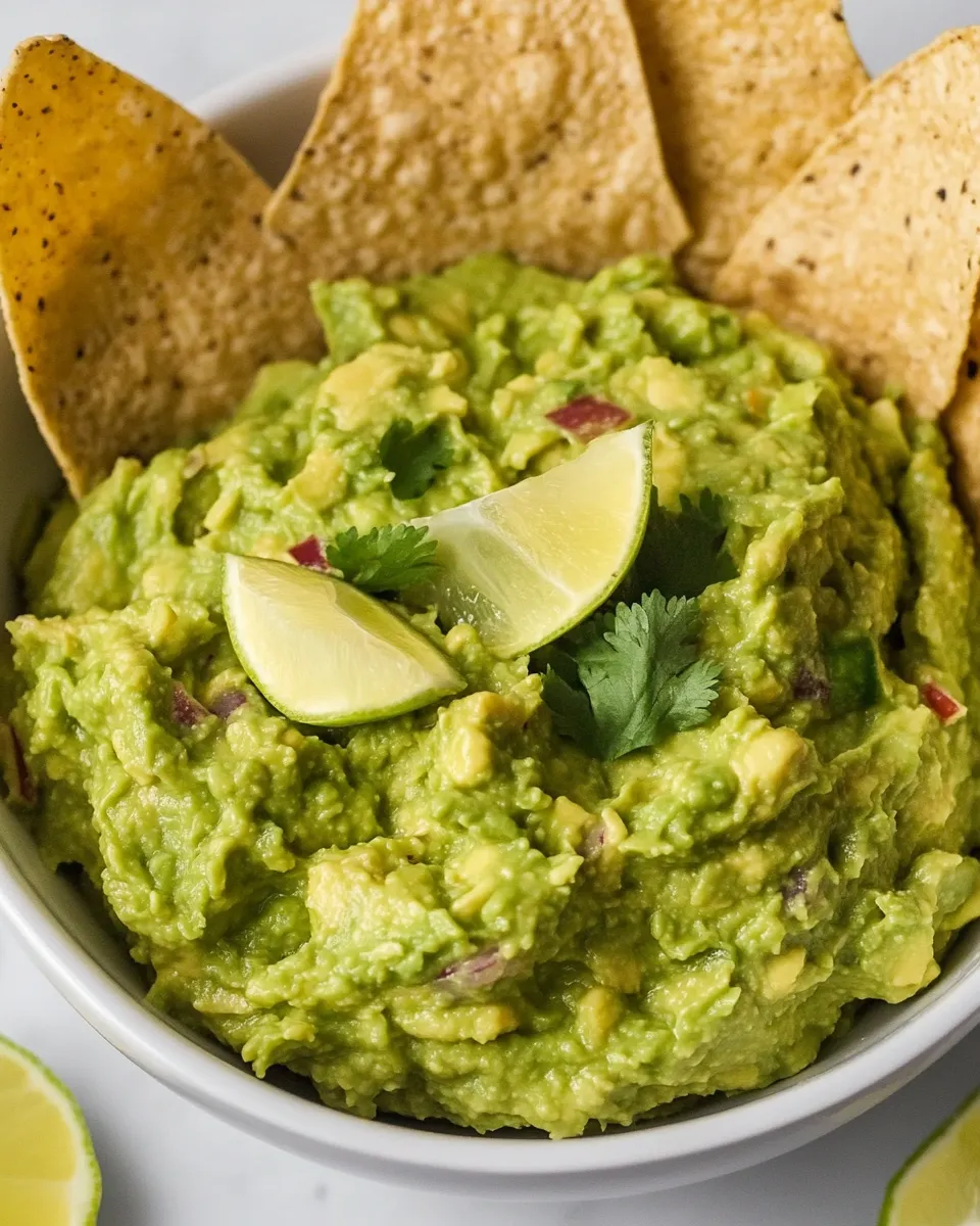 Delicious Super Easy 4 Ingredient Guacamole recipe photo