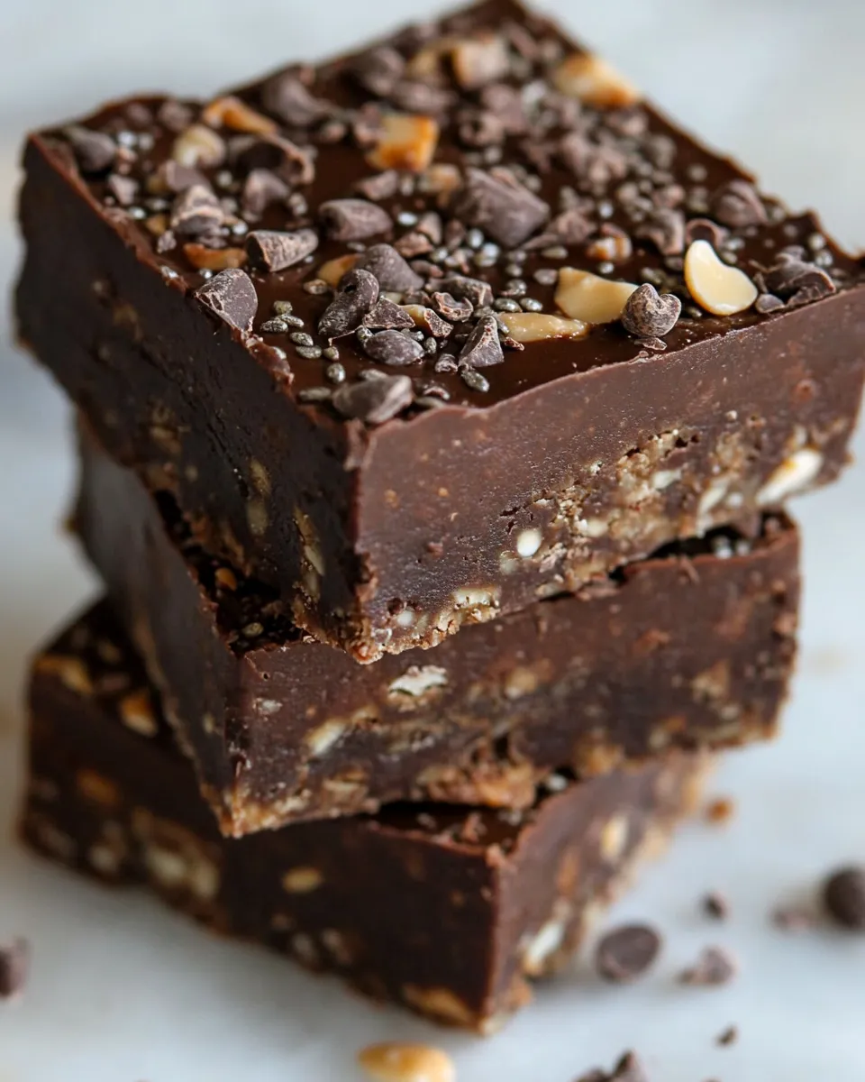 Delicious Superfood Chocolate Fudge Bars image