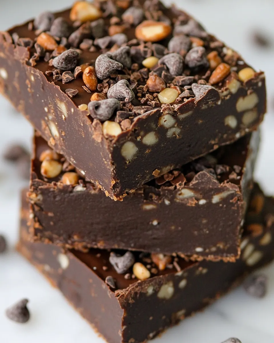 Easy Superfood Chocolate Fudge Bars recipe photo