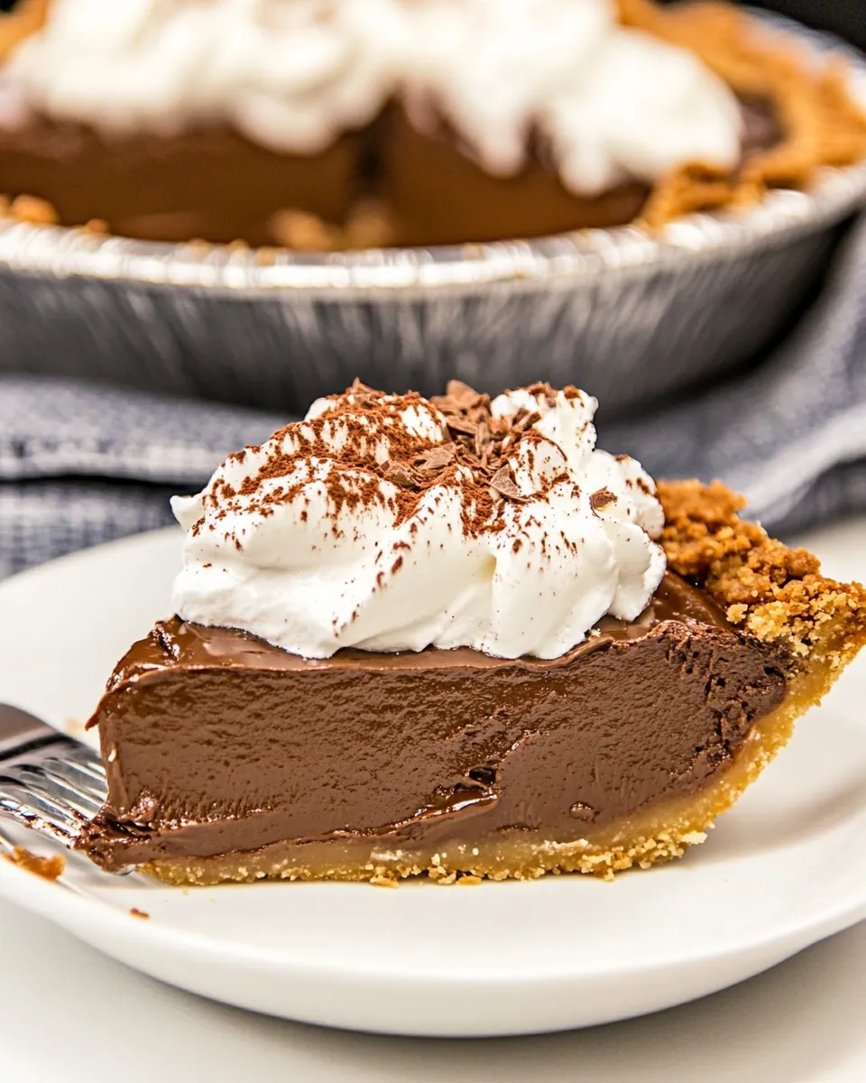 Classic Sweetened Condensed Milk Chocolate Pie image