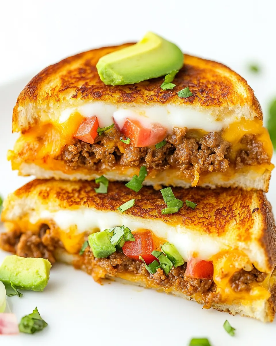 Homemade Taco Grilled Cheese photo