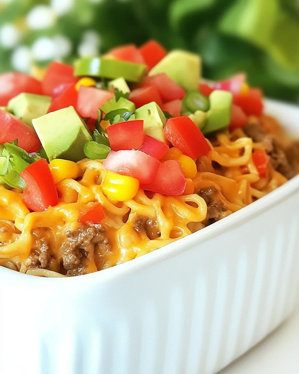 Easy Taco Noodle Bake recipe photo