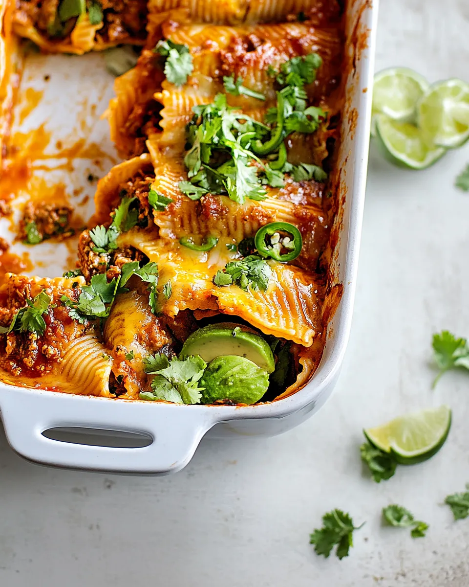 Quick Taco Pasta Shells recipe photo