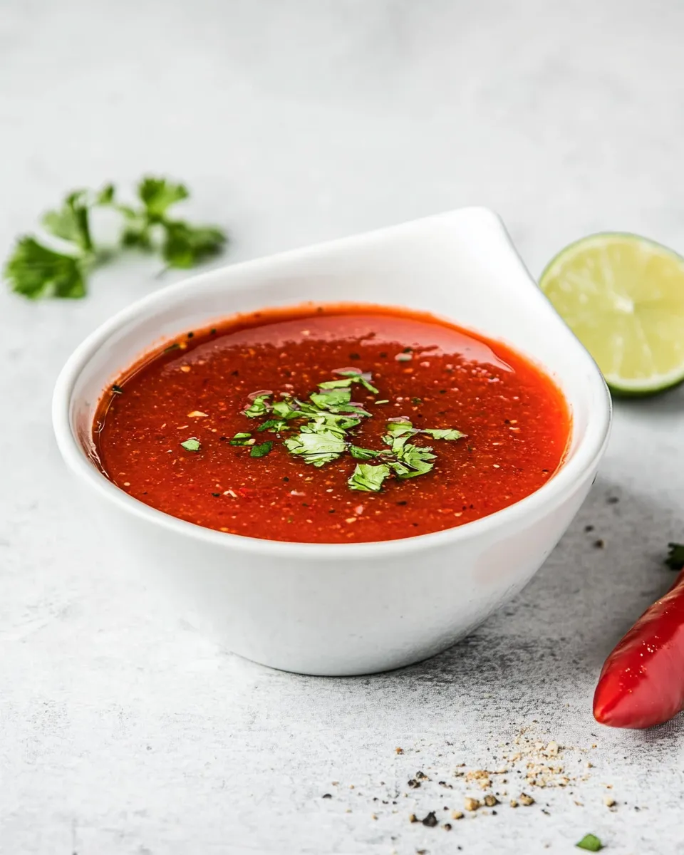 Easy Taco Sauce Recipe shot