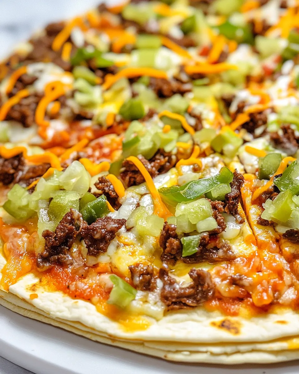 Easy Taco Villa Things (Mexican Pizza) recipe photo