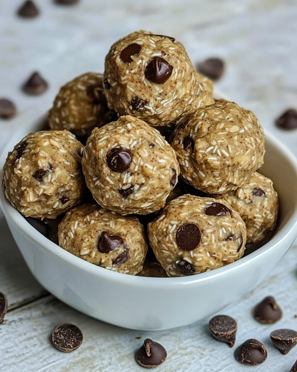 Quick Tahini-Chocolate Chip Energy Bites shot