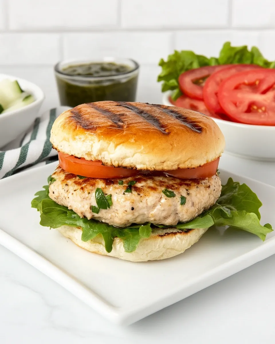 Homemade Tapenade Turkey Burgers photo