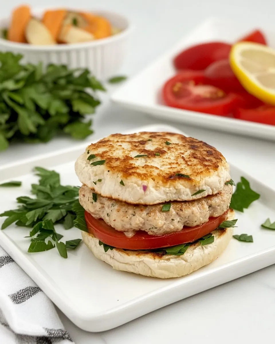 Classic Tapenade Turkey Burgers image