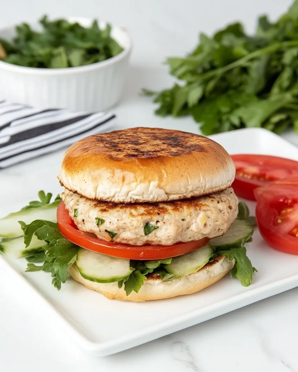 Delicious Tapenade Turkey Burgers shot