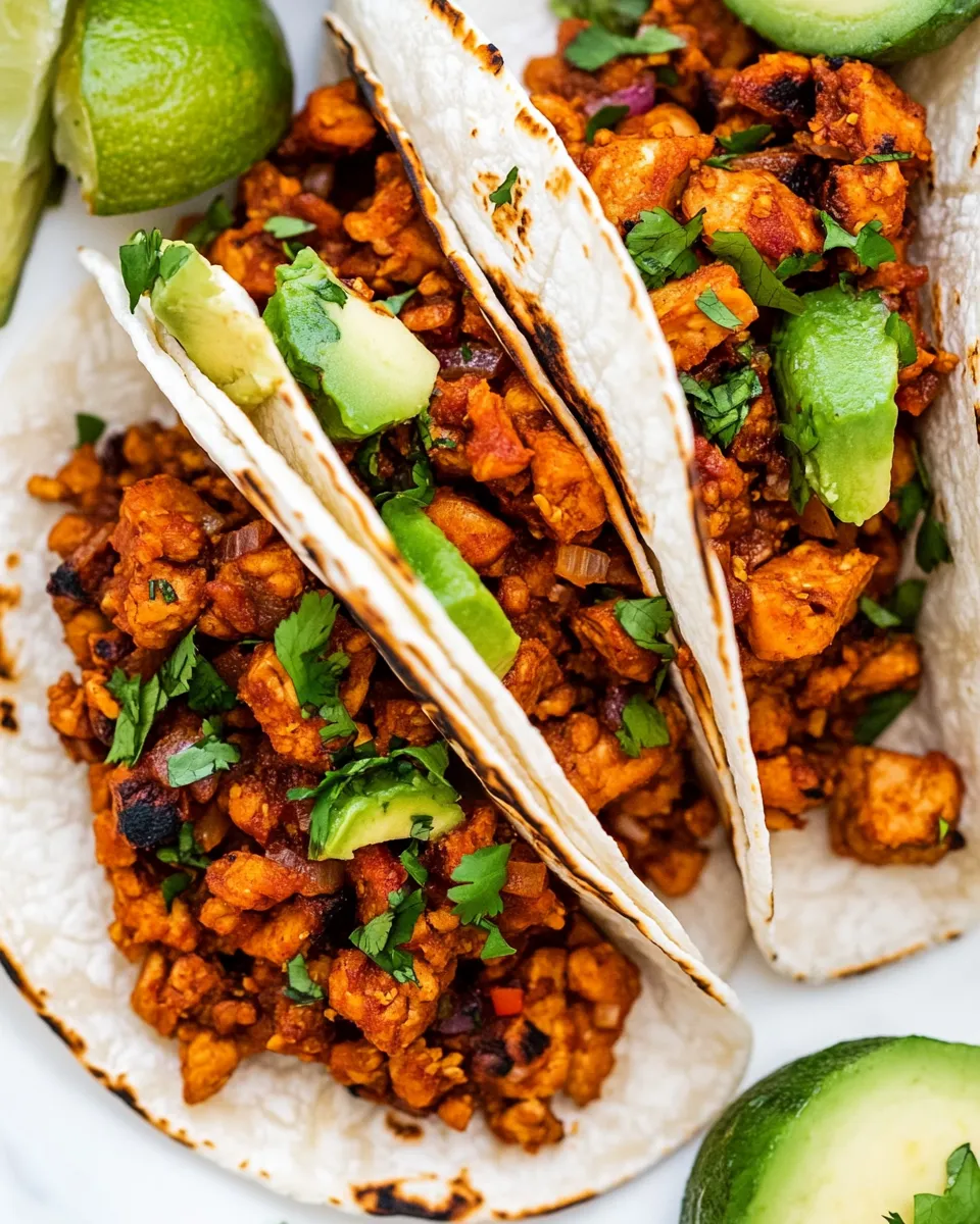 Delicious Tempeh Tacos shot