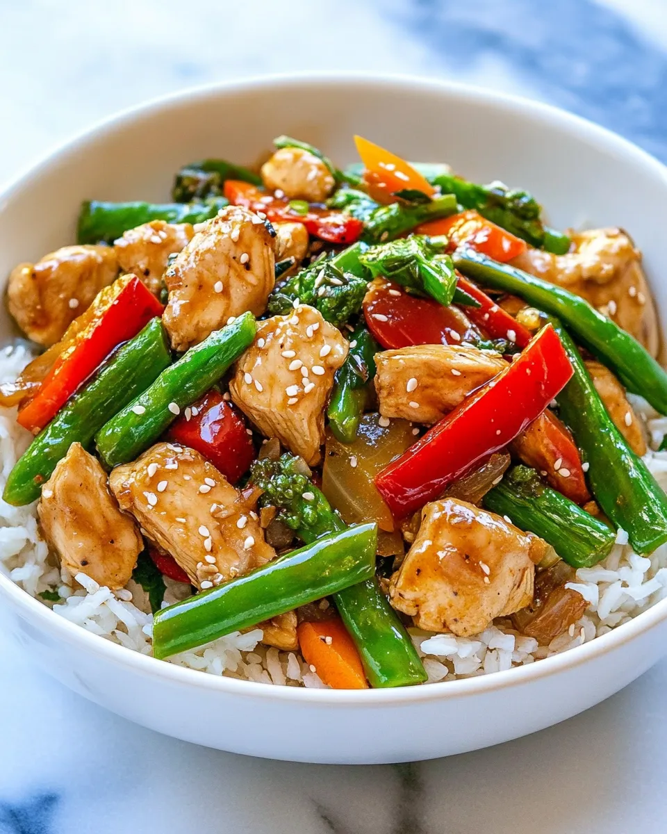 Homemade Teriyaki Chicken Stir Fry photo