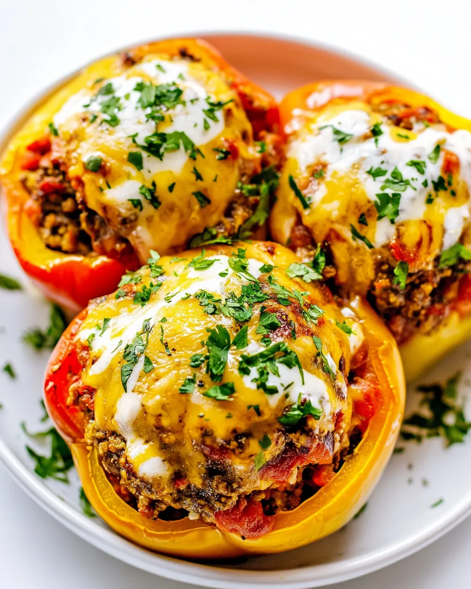Delicious Tex Mex Stuffed Peppers image