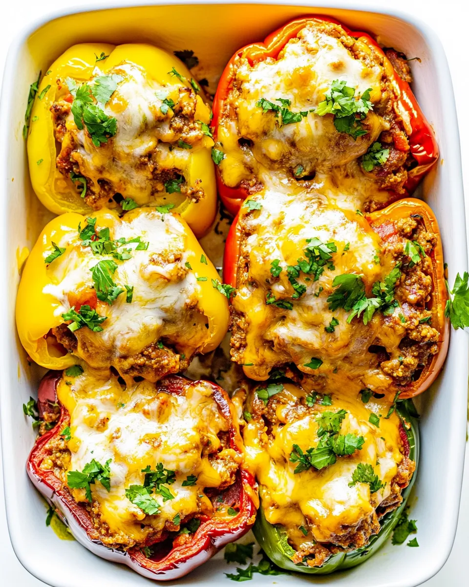 Classic Tex Mex Stuffed Peppers recipe photo