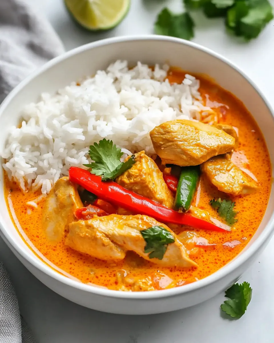 Easy Thai Red Curry Chicken image