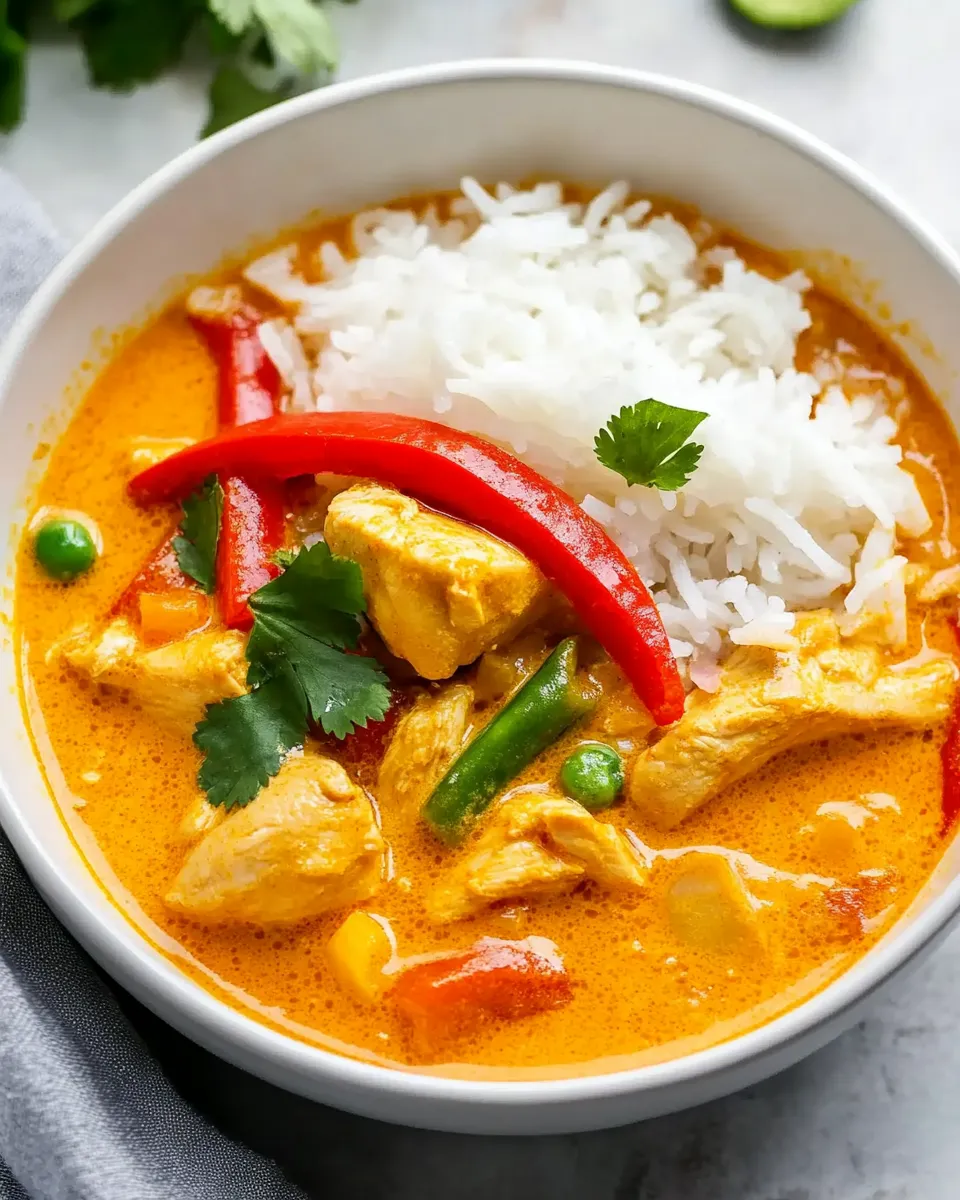 Quick Thai Red Curry Chicken recipe image
