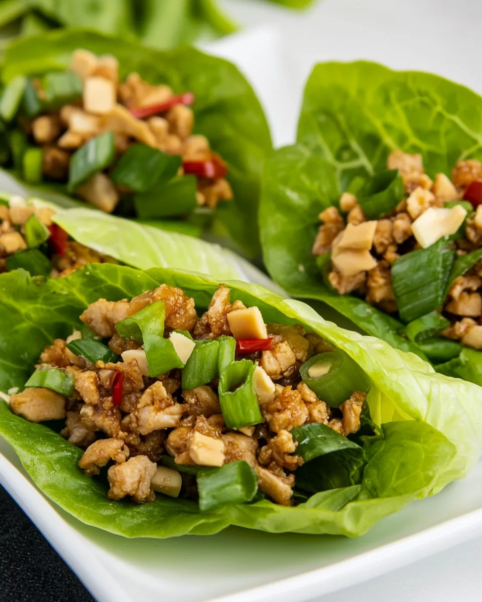 Easy Thai Turkey Lettuce Wraps photo