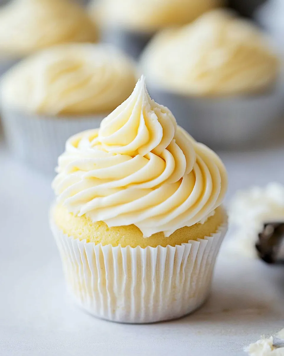 Delicious The Best Buttercream Frosting shot