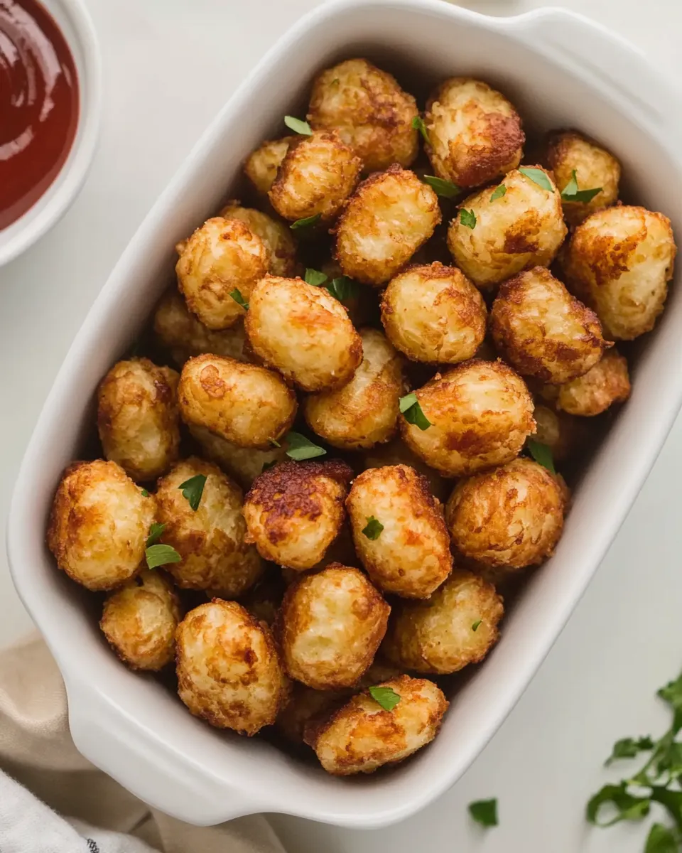 Delicious The Best Homemade Tater Tots shot