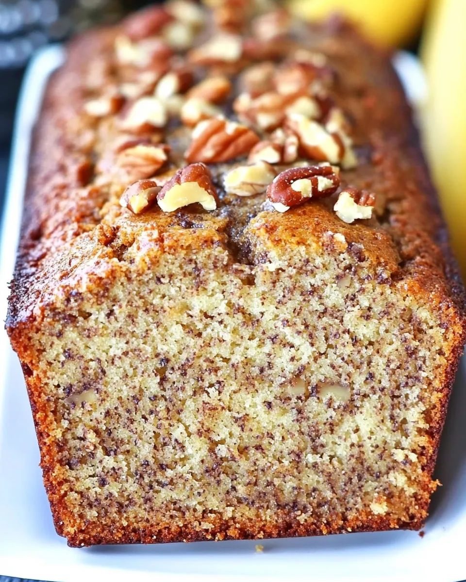Homemade The Very Best Banana Nut Bread photo