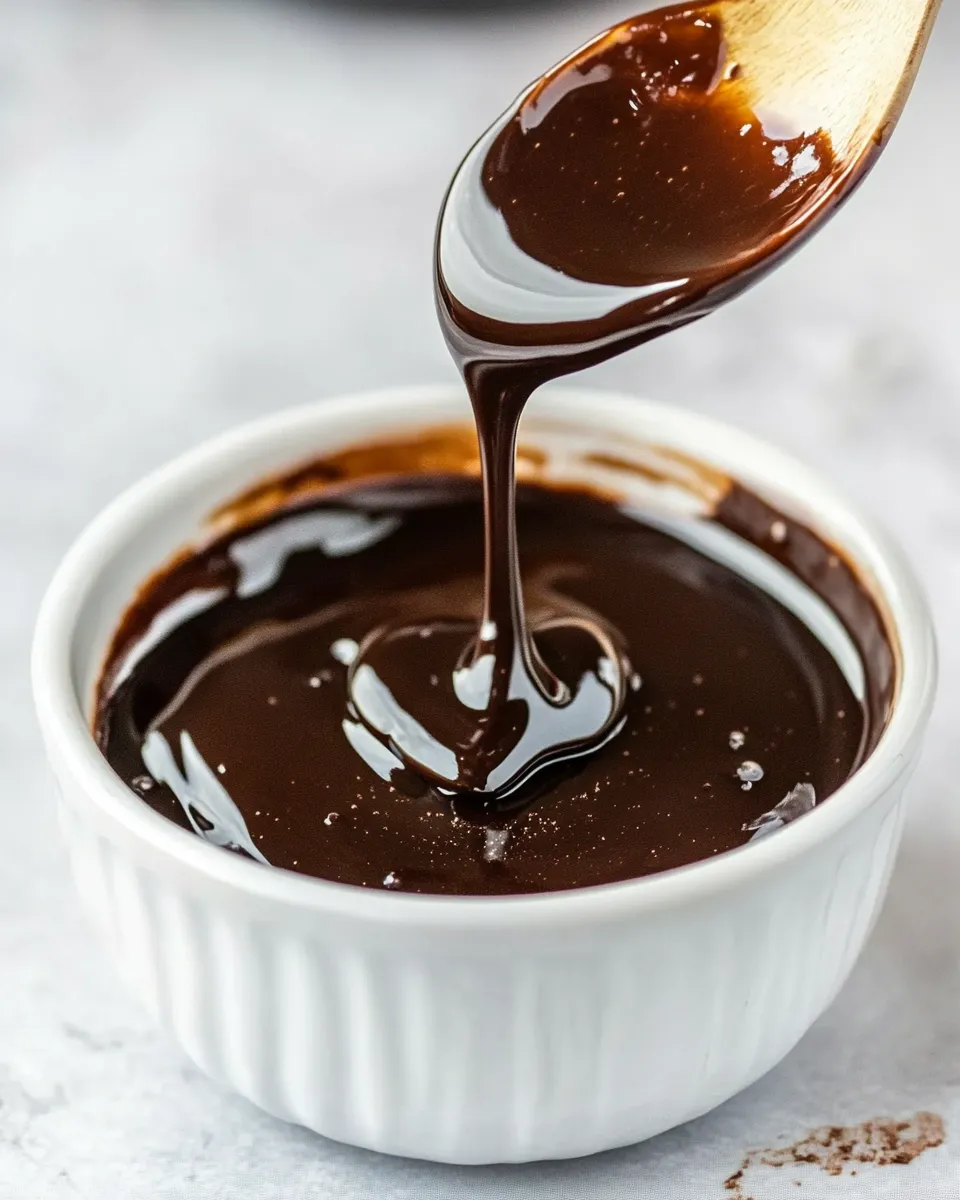 Homemade Thick Homemade Chocolate Sauce photo